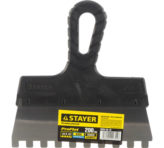 Зубчатый шпатель STAYER 1009-20-10