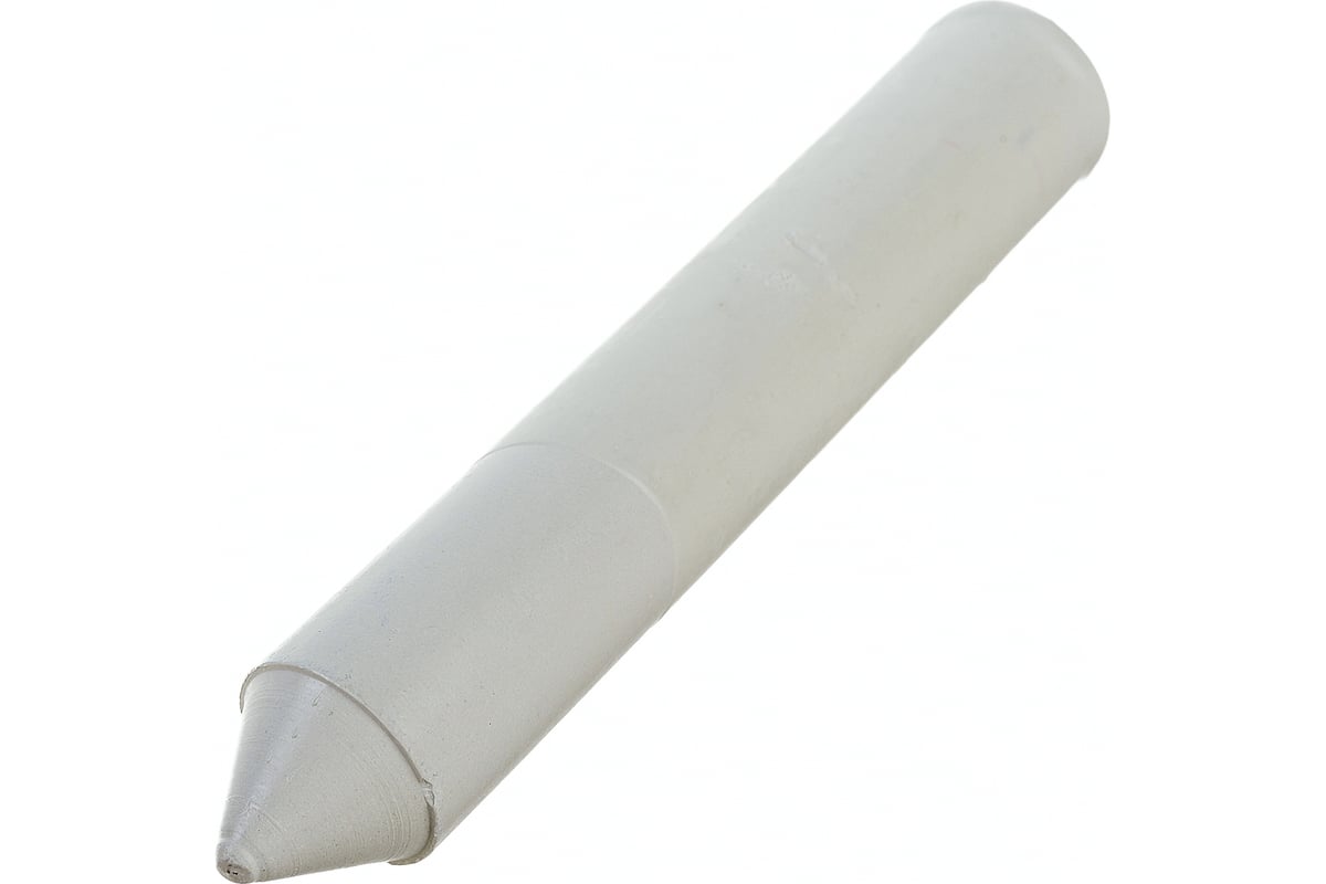 Разметочный восковой мелок-карандаш, белый, уп-10 шт 19173856 .