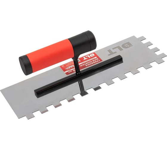 Гребенка для плитки из нержавеющей стали DLT 280х110мм, зуб 12мм, толщина 1мм 1587