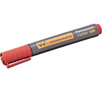 Перманентный маркер WORKMATE красный, пулевидный наконечник 3 миллиметра 14-1580