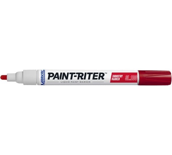 Маркер-фломастер Markal PAINT-RITER INDUSTRY MARKER SL100 RED/красный 31240320 (упаковка 12шт) 31240320уп