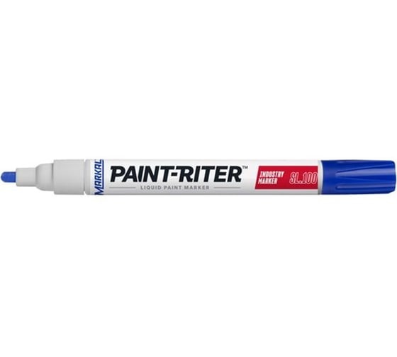 Маркер-фломастер Markal PAINT-RITER INDUSTRY MARKER SL100 BLUE/синий 31240420 (упаковка 12шт) 31240420уп