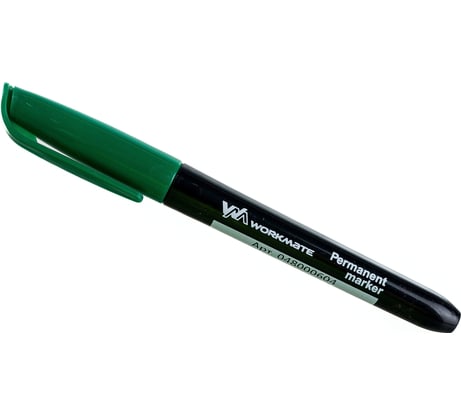 Перманентный маркер Workmate зелёный 15-0908