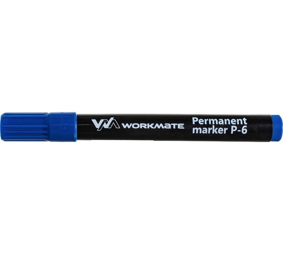 Перманентный маркер Workmate синий 14-8165