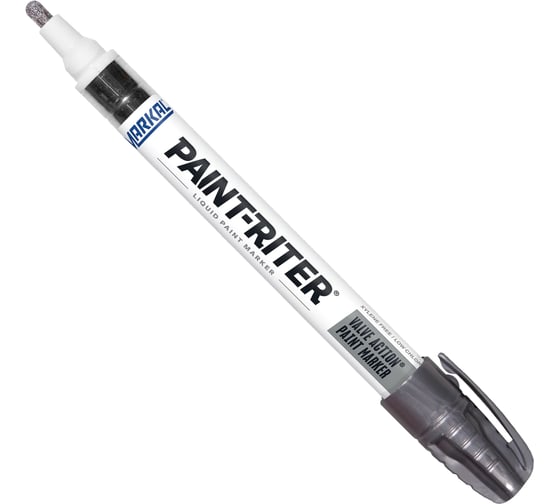Маркер промышленный Markal перманентный на основе жидк. краски PAINT-RITER VALVE ACTION ALUMINIUM 96832