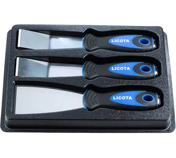Набор скребков Licota 32, 32, 50 мм, нерж. сталь TBA-60230