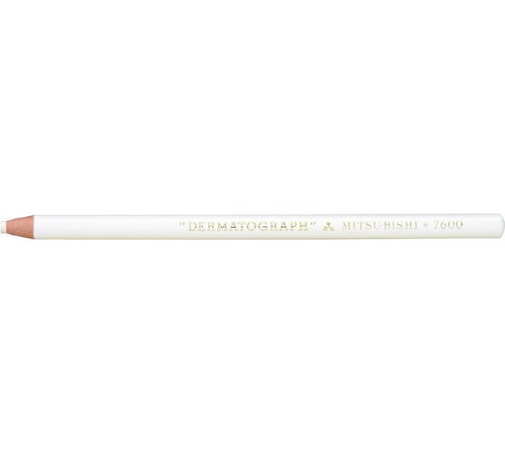 Набор промышленных карандашей UNI DERMATOGRAPH P-7600, белый. 3 шт., 166045 1