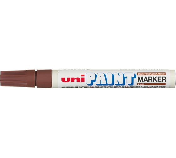 Набор промышленных маркеров UNI PX-20 коричневый, 2,2-2,8 мм. 3 шт., 166064 1