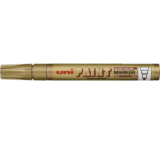 Набор промышленных маркеров UNI PX-20 золотой, 2,2-2,8 мм. 3 шт., 166063 1