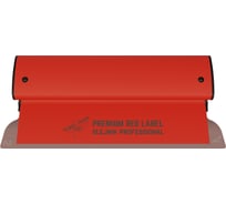 Шпатель для механизации Olejnik 0.3*250 мм, RED LABEL / РЕД ЛЕЙБЛ, красный алюм.профиль, золотое лезвие 1239250G3RG