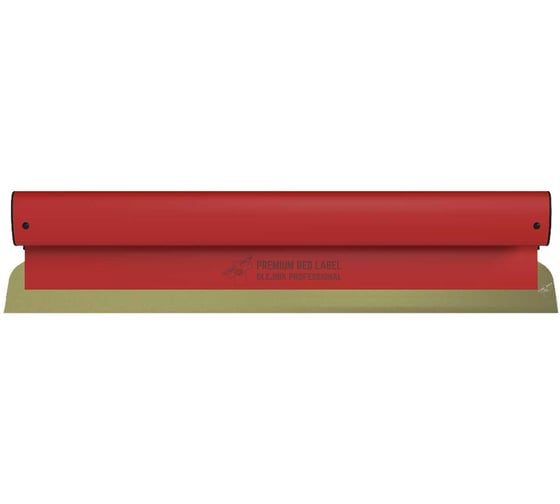 Шпатель для механизации Olejnik 0.65*106*1250 мм, RED LABEL / РЕД ЛЕЙБЛ, красный алюм.проф, золотое лезвие 123101250G7RG