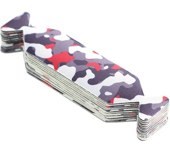 Защитная тканевая лента для ракеля Shine systems Camouflage Shield Tape с камуфляжным рисунком,10 шт 12,6*3см SS062