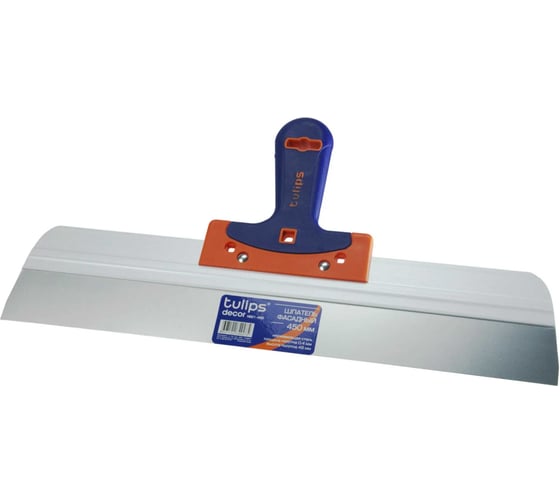 Шпатель фасадный Tulips Tools decor узкое полотно, 450 мм NS21-450