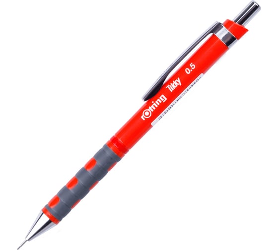 Механический карандаш Rotring Tikky, 0,5мм, HB, красный 1904699 1