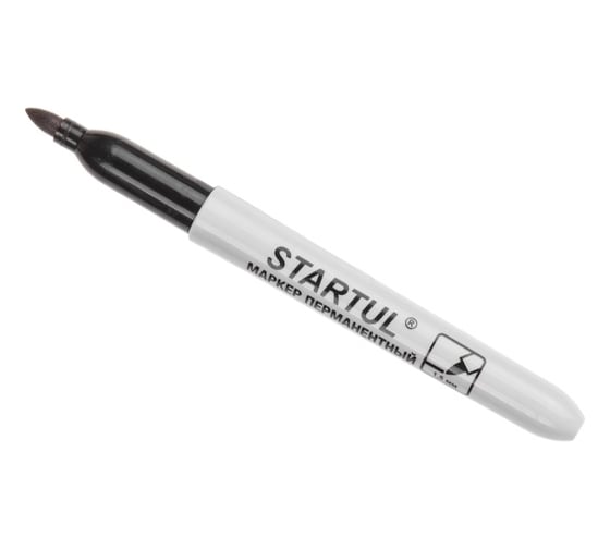 Перманентный фетровый маркер STARTUL Profi черный ST4350-01