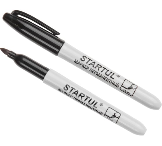 Перманентный фетровый маркер STARTUL Profi черный ST4350-01