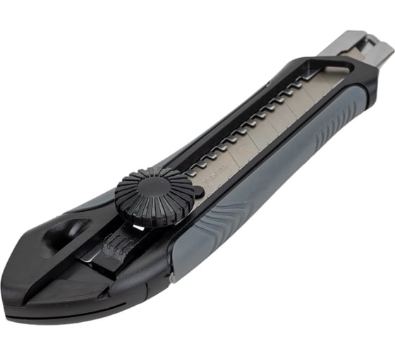 Канцелярский  нож STARTUL выдвижной 18 мм Black Line ST0924