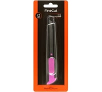 Канцелярский нож Bruno Visconti JUICYCUT пластиковый корпус, черное лезвие 12 мм 2-266/01