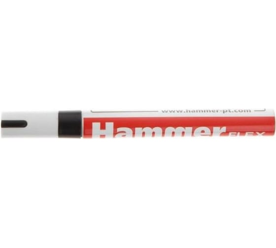 Строительный маркер Hammer Flex 601-045 черный 1 шт 718497