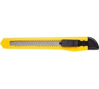 Канцелярский нож Hatber X-BLADE 9 мм, PUSH-LOCK, в пакете с европодвесом 060159