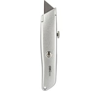 Канцелярский нож DELI E2100 Expert фиксатор сталь серебристый блистер 1113567 12 шт. в упак.
