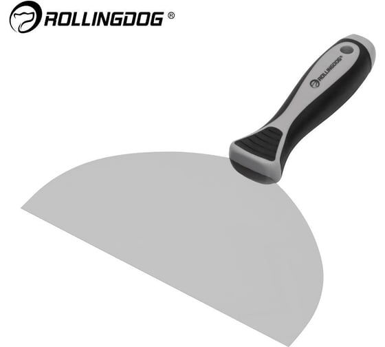 Малярный строительный шпатель Rollingdog Putty knife из углеродистой стали № 50 50018