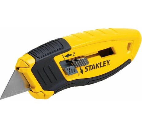 Нож Stanley с выдвижным лезвием, с боковым слайдером STHT10432-0