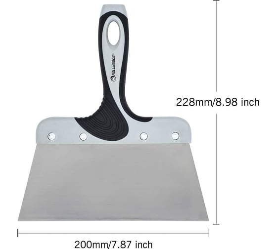 Шпатель Rollingdog Taping Knife, нержавеющая сталь 420, 200 мм., 50301 1
