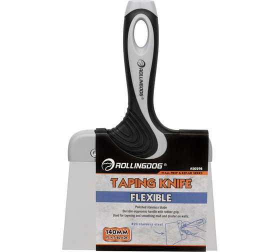 Шпатель Rollingdog Taping Knife, нержавеющая сталь 420, 140 мм., 50298