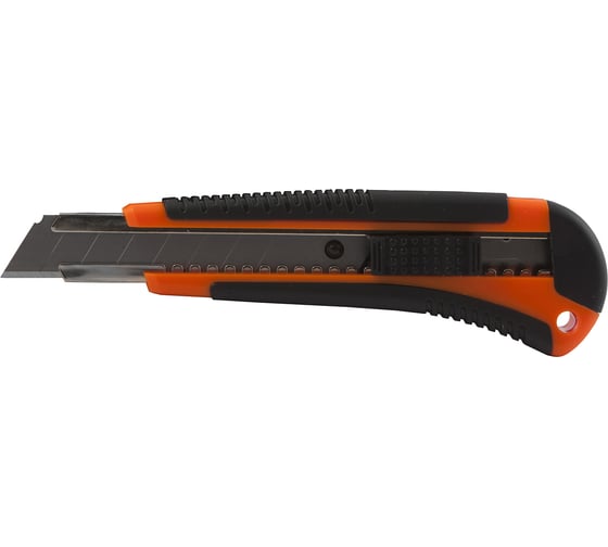 Канцелярский нож LAMARK 18 мм, резиновые вставки CK1203