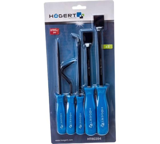 Набор скребков и крючков HOEGERT TECHNIK 5шт. HT8G394