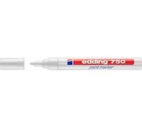 Лаковый маркер EDDING Industry 750IND 2-4 мм, до 400 С, блистер, белый E-750IND#1-B#49