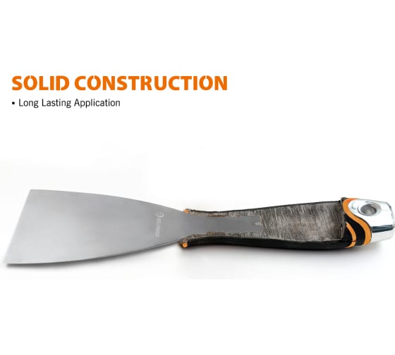 Малярный строительный шпатель ROLLINGDOG Joint knife из нержавеющей стали, 127 мм., ультра-гибкое лезвие, металлический наконечник 50384 2