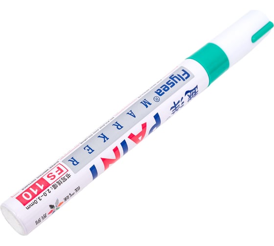 Маркер-краска Flysea по металлу Paint Marker FS-110 с наконечником (2-4 мм), белый FS-110-white