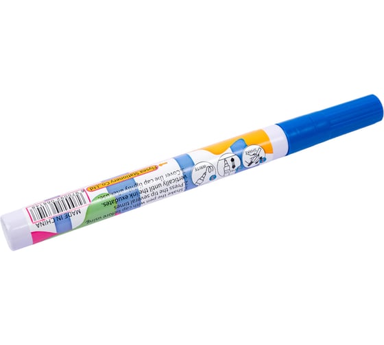 Маркер-краска Flysea по металлу с тонким наконечником Paint Marker FS-177, 0.7 мм, синий FS-177-blue