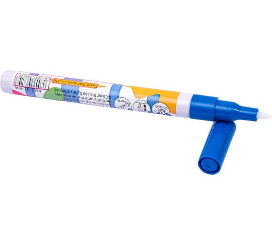 Маркер-краска Flysea по металлу с тонким наконечником Paint Marker FS-177, 0.7 мм, синий FS-177-blue