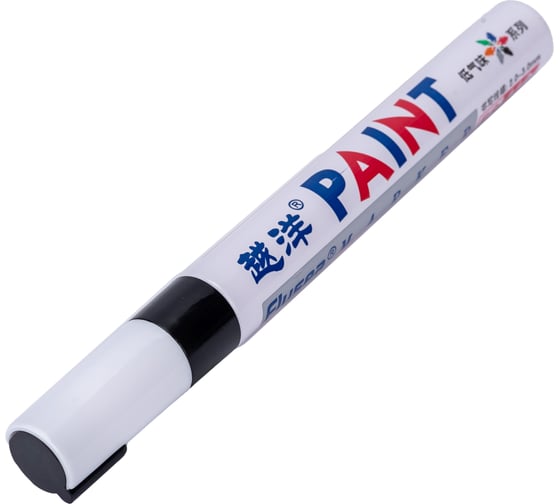 Маркер-краска Flysea по металлу Paint Marker FS-110 с наконечником (2-4 мм), черный FS-110-black