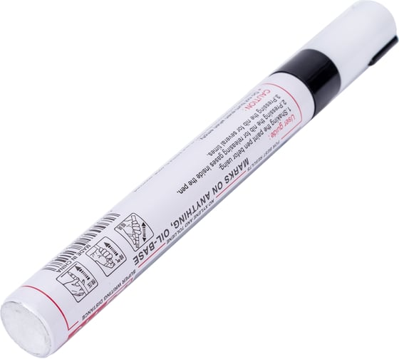 Маркер-краска Flysea по металлу Paint Marker FS-110 с наконечником (2-4 мм), черный FS-110-black