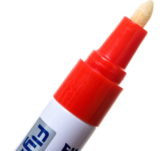 Маркер-краска Flysea по металлу Paint Marker FS-110 с наконечником (2-4 мм), красный FS-110-red