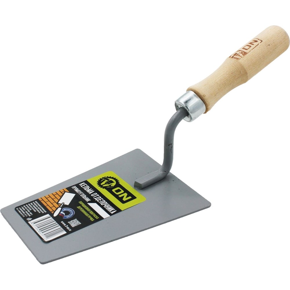 Кельма отделочника On прямоугольник, порошковая покраска, деревянная ...