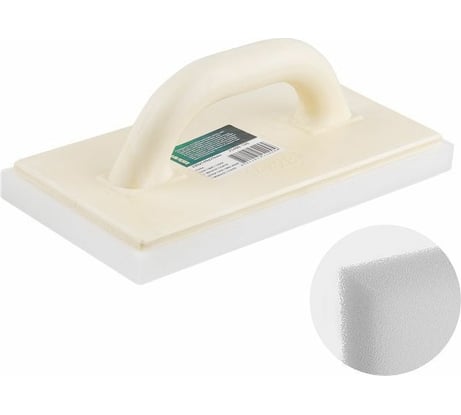 Пластмассовая терка ВОЛАТ с мягкой губкой, 280x140x20 мм 25400-140