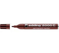 Перманентный маркер для рисования EDDING 2000C круглый наконечник, заправляемый, 1.5-3 мм, коричневый E-2000C#7
