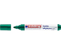 Маркер для ткани EDDING 4500 пигментные чернила, круглый наконечник, 2-3 мм, стирка до 60° С, зеленый E-4500#4