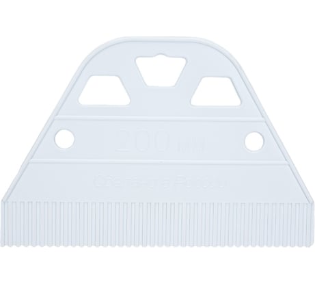 Шпатель Петрович зуб пластиковый 200мм для нанесения клея 4100013387