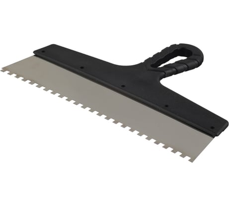 Шпатель Петрович зубчатый стальной 300 мм размер зуба 6*6мм П120-30-6 4100002921