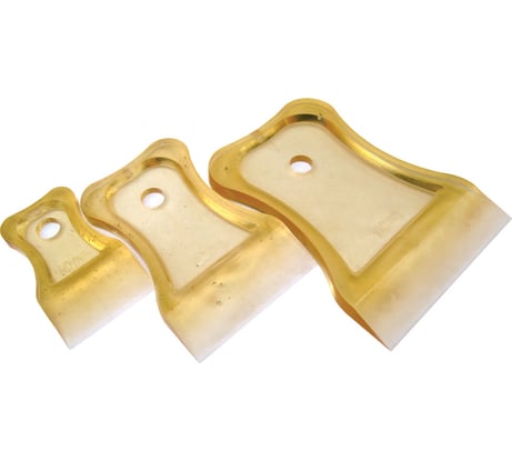 Набор резиновых шпателей Управдом цвет прозрачный. Размер 40; 60; 80 мм 4100002621