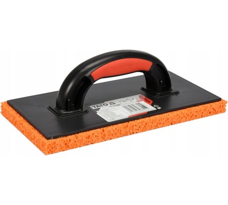 Терка YATO 270x130 мм, пластмассовая, гидрорезина 18 мм YT-51909