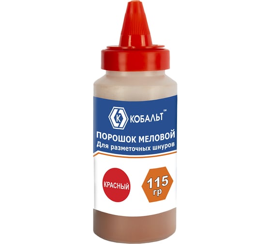 Меловой порошок КОБАЛЬТ красный, 115 гр. 907-255
