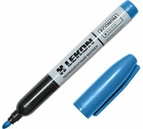 Перманентный маркер LEKON ECONOM синий 12463