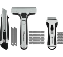 Набор Rollingdog 2 малярных скребка со сменными лезвиями и выдвижной универсальный нож 50419